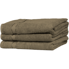 Handoeken 3-pack 50x100 cm taupe