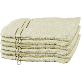 washandjes 6-pack ivoor